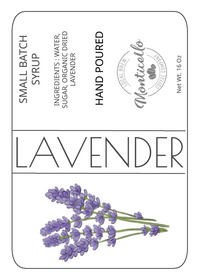 Handmade Syrups